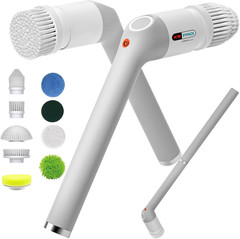 Electric Spin Scrubber,Bathroom Cleaner Brush with Full-Body IPX7 Waterproof,Sho