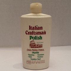 Italian Craftsman Polish Marble Paneling Furniture Slate Formica Stainless Steel