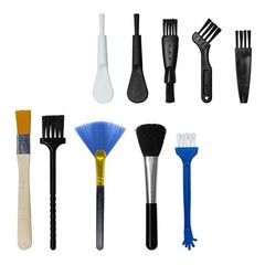 10PCS Car Detailing Brush Kit, Nylon Anti-Static Car Interior Cleaning Tools, Po