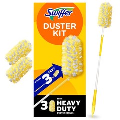 Swiffer Duster Kit with 3 ft Extendable Handle