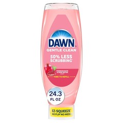 Gentle Clean EZSqueeze Dishwashing Liquid Dish Soap, Pomegranate and Rose Wat…