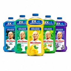 2x Mr. Clean Multi Surface Cleaner Febreze Watermelon Household Scent Liquid 23o