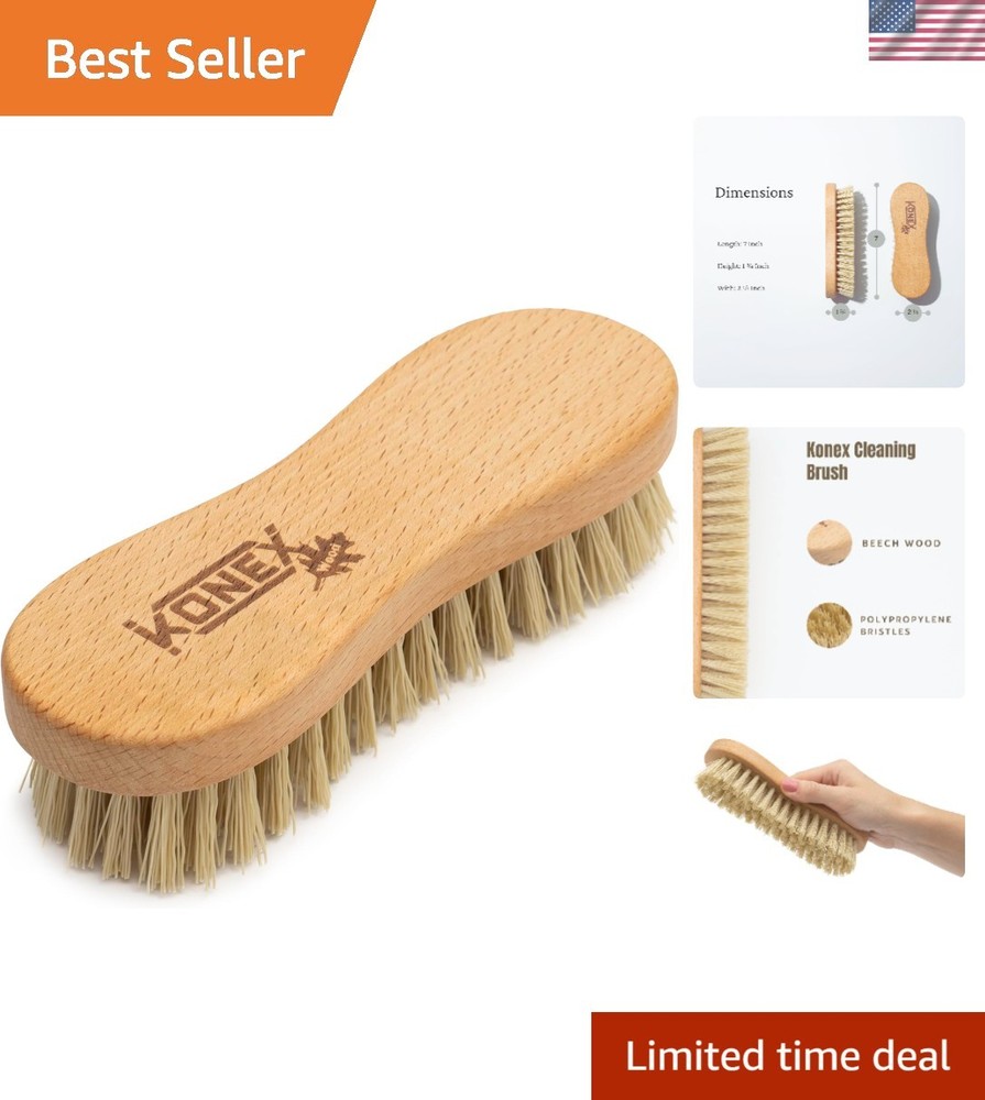 Lightweight Handheld Scrub Brush with Angled Bristles for Efficient Cleaning