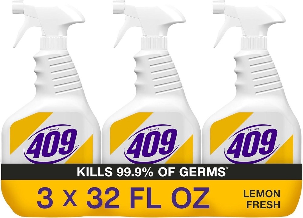 Formula 409 Multi-surface Cleaner Lemon Fresh, 32 Fluid Ounces, Pack of 3 New