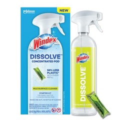 Windex Dissolve Fresh Scent Multi-Surface Cleaner Liquid 26 oz (Case of 4)