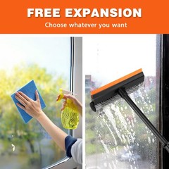 Window Squeegee Window Cleaner for Gas Station Glass Shower Window Door Cleaning