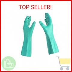 Tusko Products Best Nitrile Rubber Cleaning, Household, Dishwashing Gloves, Late