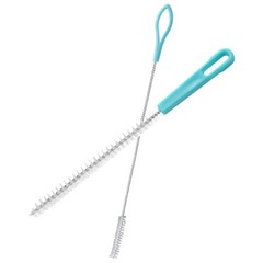 Reusable Plastic Bottle and Straw Cleaning Brush for Lotus Root Mud