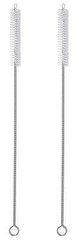 2 Drinking Straw Cleaning Brush Long Bristle Cleaner For Stainless Steel Drink S