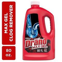 Max Gel Drain Clog Remover 80 oz 1 Count Maximum Strength Formula Drain Cleaner