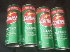 BUNDLE Comet Cleaner with Bleach Powder 24 oz, 4-Pack – Scratch-Free Multi-Surfa