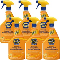 Zep Home Pro Heavy-Duty Orange Plus Kitchen Degreaser – 24 oz (Case of 6) –