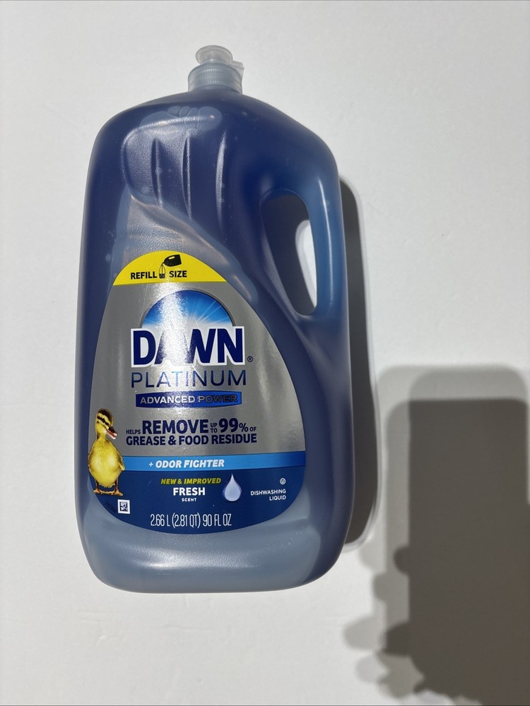 Dawn Ultra Platinum Advanced Power Dishwashing Liquid, Fresh Scent, 90 Ounce