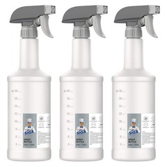 24 oz Heavy Duty Empty Spray Bottles for Cleaning, Reusable with Adjustable Nozz