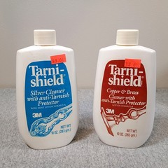 Tarni-Shield Lot of 2 Silver and Brass Copper Tarnish Protector Discontinued