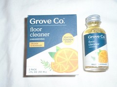 Set of 3 Grove Co Floor Cleaner Concentrate Orange & Rosemary 1 oz Bottles – NEW