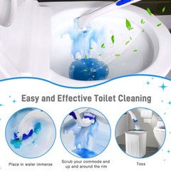 Toilet Cleaner Refill Pads Ocean Scent Enhanced Odor Control 48 Count Toilet …