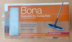 NEW Bona Disposable Dry Dusting Pads Box OF 20 PADS 17″ x 5″ NOB