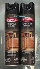 (2-Pack) WEIMAN CABINET POLISH UVX-15 Anti-Aging Clean Condition Restore Wood