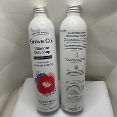 Grove Co Ultimate Dish Soap 16 Fl Oz – Peony & Freesia – 2 Bottles