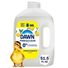51.5 fl oz Lemon Free Clear Dish Soap Refill