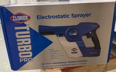CLOROX TURBO PRO ELECTROSTATIC DISINFECTANT SPRAYER CORDLESS HAND HELD CLEANER