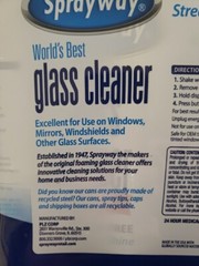 Sprayway Worlds Best Glass Cleaner (19 oz., 4pk.) Streak-Free Shine. Cleaning.