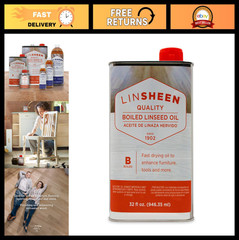 Fast Drying Boiled Linseed Oil – Wood Treatment for Furniture, Floors & Sports G