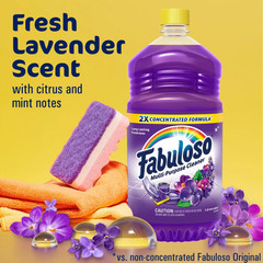 6-Pack Fabuloso Lavender Multi-Purpose Cleaner 2X Concentrated Formula 56oz