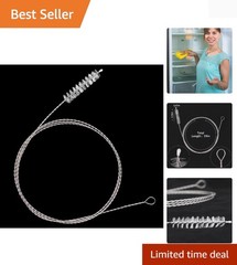 Flexible Drain Brush-Extra Long Nylon Cleaner for Cleaning Plumbing Sink Frid…