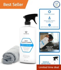 Elegant Granite Cleaner & Polish – 18oz Streak-Free Shine for Stone Surfaces