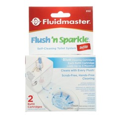 Fluidmaster 8102P8 Flush ‘n Sparkle Automatic 2 Count (Pack of 1), Blue