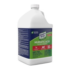 Green Muriatic Acid for Cleaning and Etching 1 Gallon Concentrated Solution