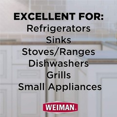 Weiman Stainless Steel Cleaner and Polish Spray, 17 oz, Pack of 2 – NEW