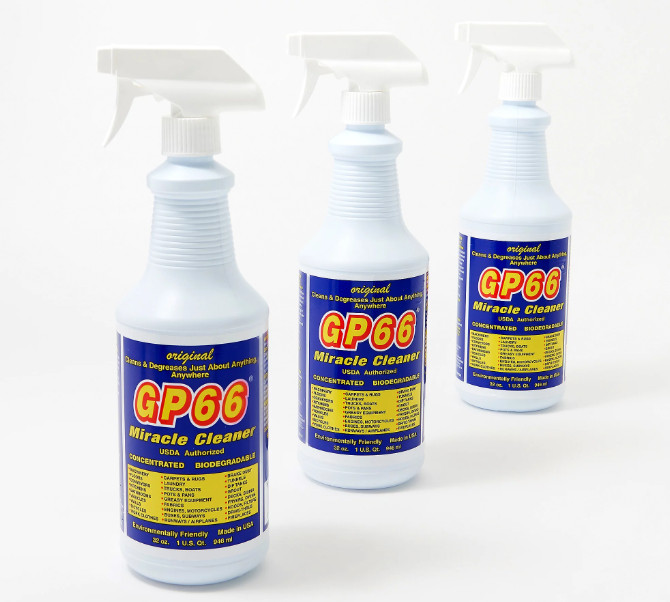GP66 3-Pack Super-Size Green Miracle Cleaner & Degreaser Multi-Surface