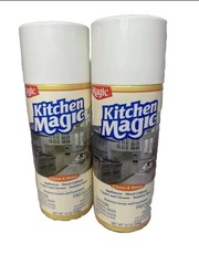 2 Kitchen Magic Spray 13oz Cleans & Polishes Metal Copper Chrome Stainless ~ New