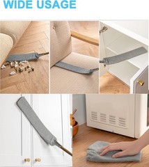 Upgraded Under Appliance Cleaning Gadgets, Microfiber Gap Duster, Skinny Flat…