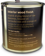 Gilboys Hard Wax Oil – Interior Wood Finish – 500ml – All Natural, Quick Drying