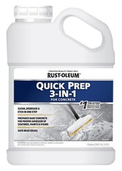 Rust Oleum Quick Prep 3 In 1 Concrete Cleaner Degreaser Etcher 128 Fl Oz