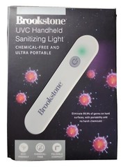 Brookstone UVC Handheld Sanitizing Light Chemical Free – Kills 99.9% of Germs