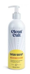 Clean Cult Refillable Dish Soap, Metal Pump, Lemon Verbena 16 fl oz