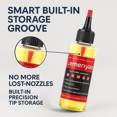 Door Hinge Lubricant – 2 OZ Silicone Oil for Squeaky Hinges, Doors, Garage Doors