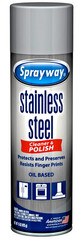 1 Sprayway STAINLESS Steel CLEANER & Polish Aerosol Spray 15 oz Oil Based SW41R