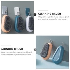 Handheld Cleaning Brush 14*7*1.5cm for Removing Grease in Kitchen Stove