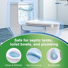 Bowl Cleaners Bleach 54 PACK, Automatic Tank Cleaner, Bathroom Cleaner Agains…