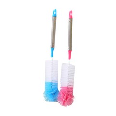2PCS Bendable Cup Brushes Colorful Bottle Brush for Cleaning Cups (Random Color)