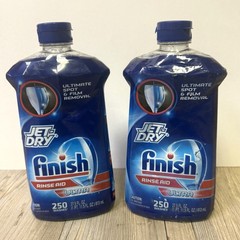 2 Finish Jet-Dry Ultra Dishwasher Rinse Aid and Drying Agent 3 In 1 ~ 27.5 oz ea