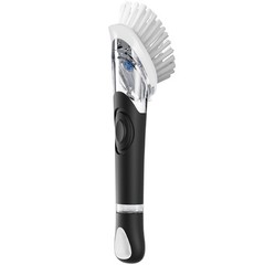 Soap Dispensing Dish Brush, Dish Scrub Brush with Soap Dispenser, Dish Soap B…
