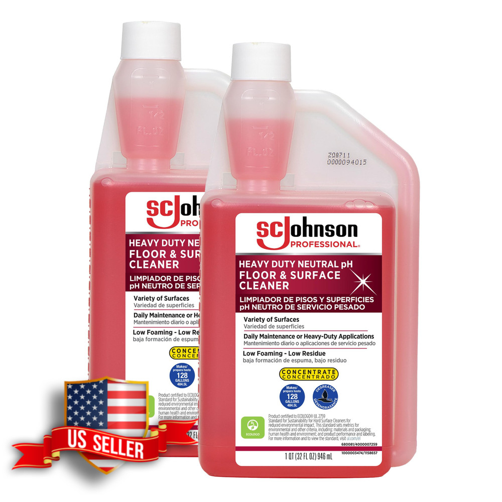 SC Johnson Professional Heavy Duty Neutral Floor Cleaner 32 oz 2 Pack