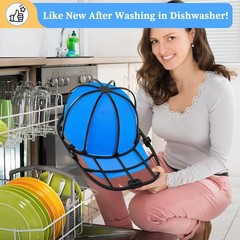 Hat Washer for Washing Machine – Cleaner for Baseball Caps, Say Goodbye to De…